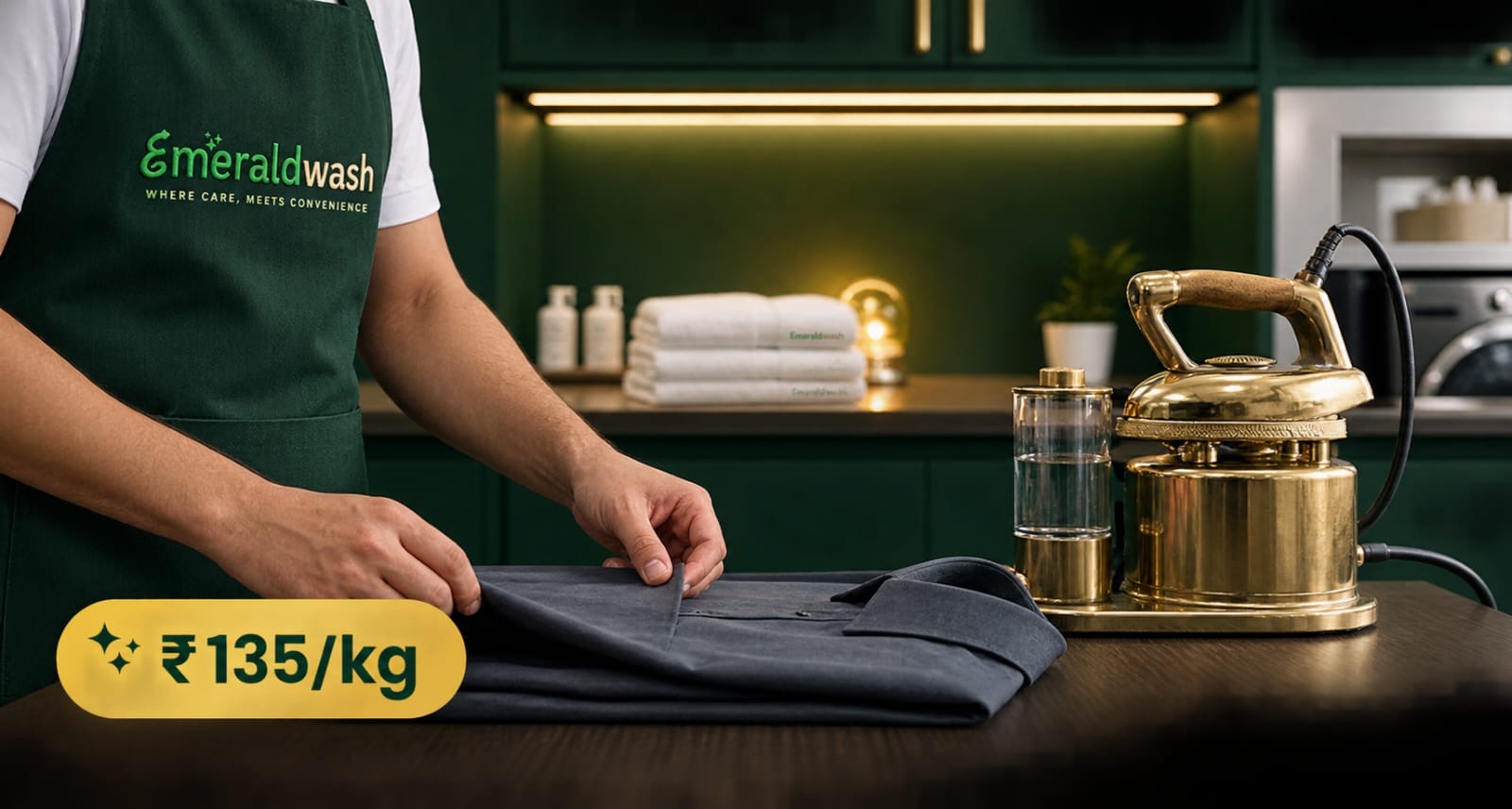 Wash & Ironing — professional garment care by Emeraldwash
